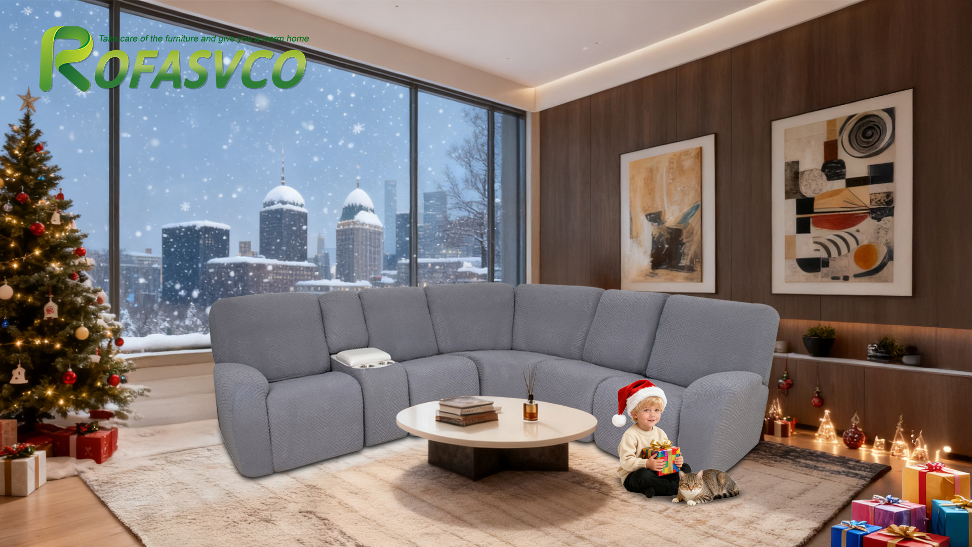 Amazon.com: ROFASVCO 100% Waterproof Sectional Recliner Couch